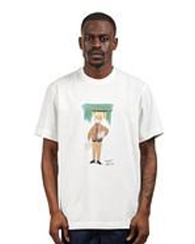 Baracuta Slowboy Colourman T-Shirt - Weiß