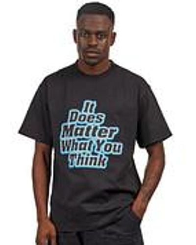 PATTA It Does Matter What You Think Washed T-Shirt - Schwarz