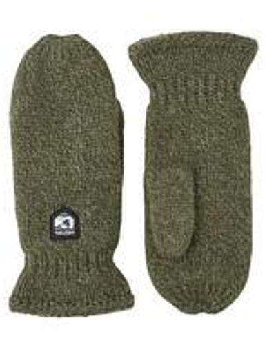 Hestra Basic Wool Mitt Glove - Grün