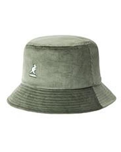 Kangol Cord Bucket Hat - Grün