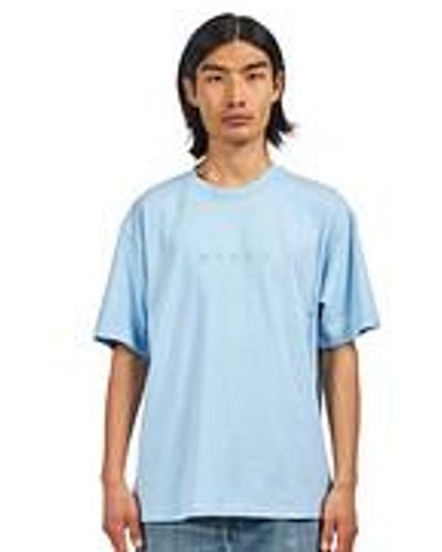 Edwin Katakana Embroidery T-Shirt - Blau