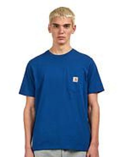 Carhartt S/S Pocket T-Shirt - Blau