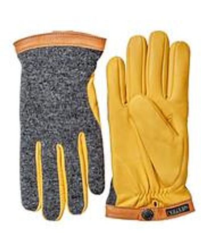 Hestra Deerskin Wool Tricot Glove - Gelb