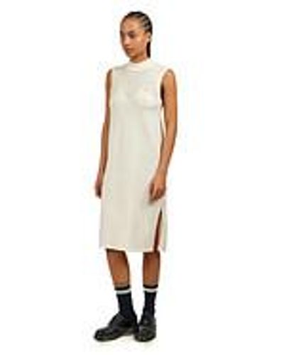 Fred Perry Pointelle Detail Knitted Dress - Natur