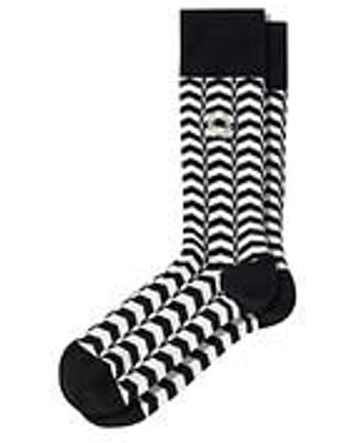 Fred Perry Abstract Print Sock - Schwarz
