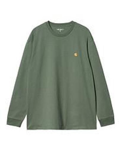 Carhartt L/S Chase T-Shirt - Grün