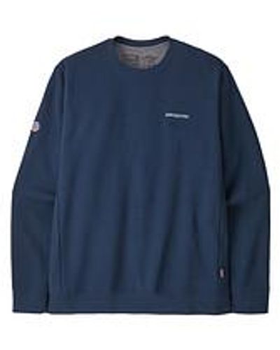 Patagonia Fitz Roy Icon Uprisal Crew Sweatshirt - Blau