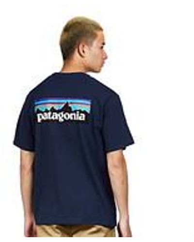 Patagonia P-6 Logo Responsibili-Tee - Blau