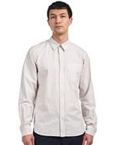 Norse Projects Osvald Cotton Shirt - Weiß