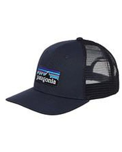 Patagonia P-6 Logo Trucker Hat - Blau