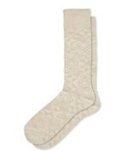 Anonymous Ism Quilt Knit Crew Socks - Natur