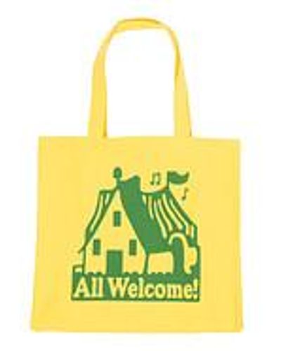 Good Morning Tapes All Welcome Home Canvas Totebag - Gelb