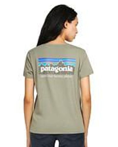 Patagonia P-6 Mission Organic T-Shirt - Grün