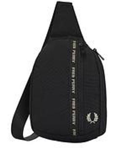 Fred Perry FP Taped Sling Bag - Schwarz
