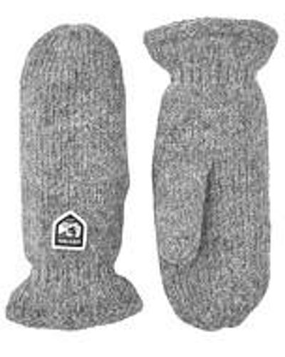 Hestra Basic Wool Mitt Glove - Grau