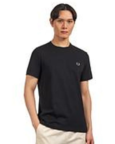 Fred Perry Abstract Graphic T-Shirt - Schwarz