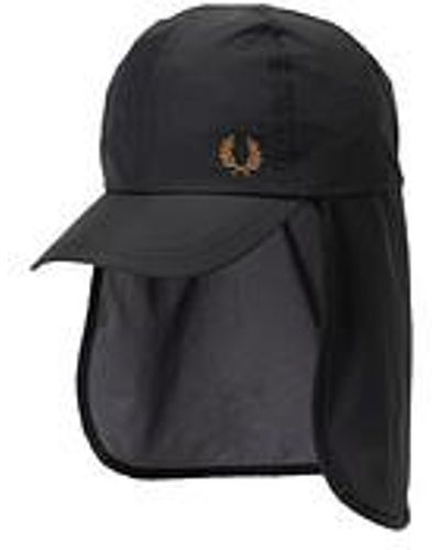Fred Perry Ripstop Shaded Cap - Schwarz