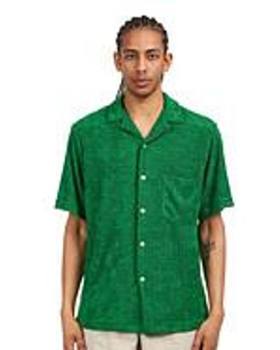Portuguese Flannel Beach Club Shirt - Grün