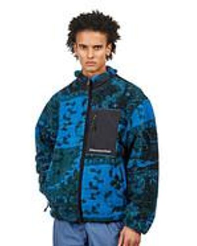 thisisneverthat SP Sherpa Fleece Jacket - Blau