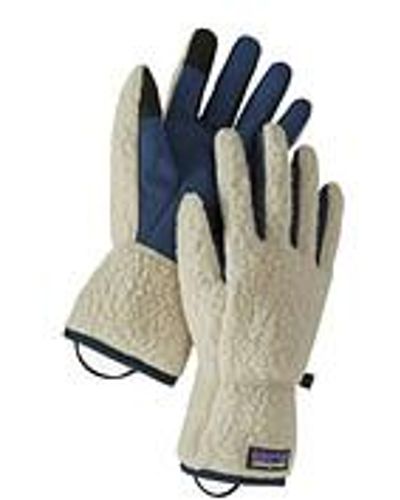 Patagonia Retro Pile Gloves - Blau