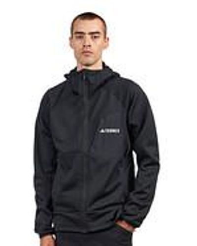 adidas Organiser Xperior Medium Fleece Hooded Jacket - Schwarz