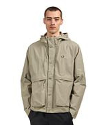 Fred Perry Cropped Parka - Braun