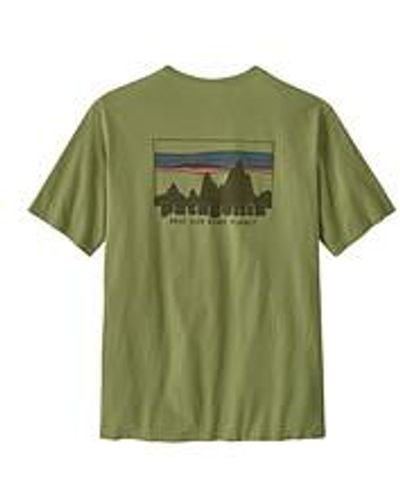 Patagonia '73 Skyline Organic T-Shirt - Grün