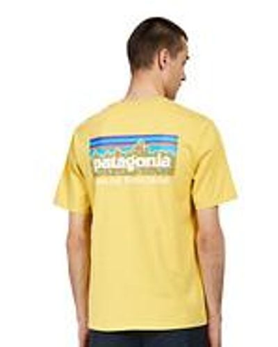 Patagonia P-6 Mission Organic T-Shirt - Gelb