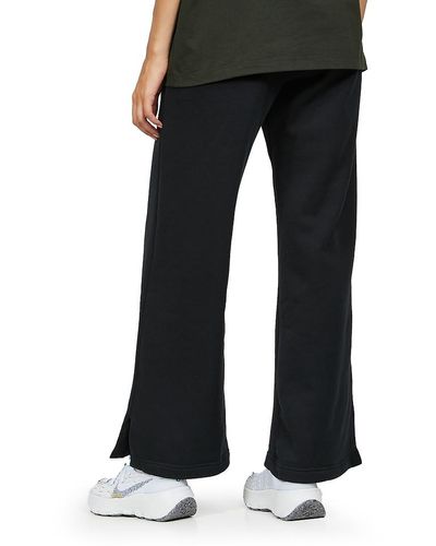 Nike Phoenix Fleece High-Rise Wide-Leg Pants - Schwarz