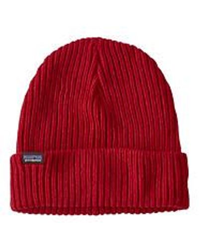 Patagonia Fisherman's Rolled Beanie - Rot
