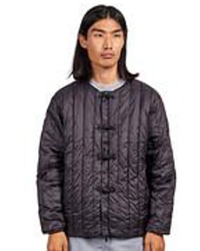 Taion Reversible China Button Inner Down Jacket - Blau