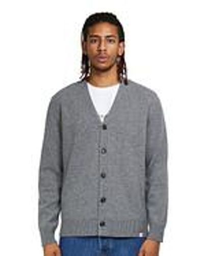 Norse Projects Adam Lambswool - Grau