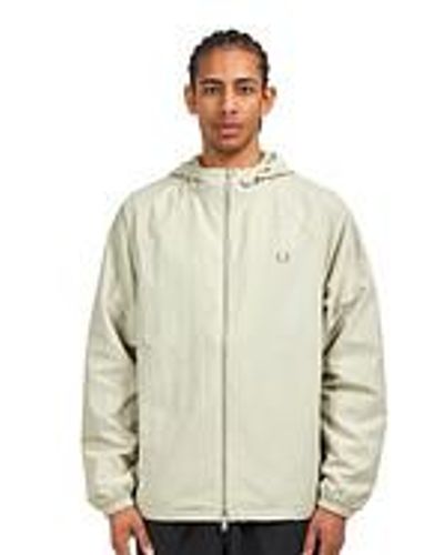 Fred Perry Hooded Shell Jacket - Natur