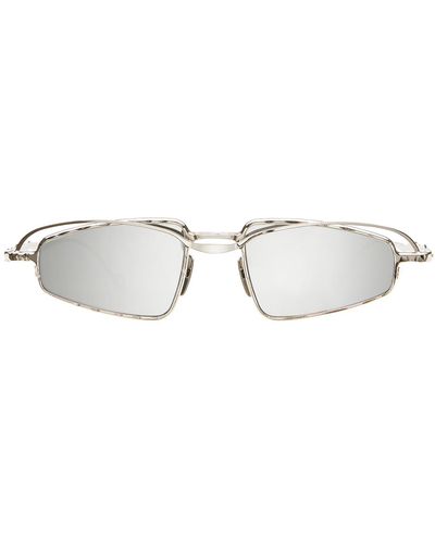 Kuboraum Oval Frames Sunglasses - Metallic
