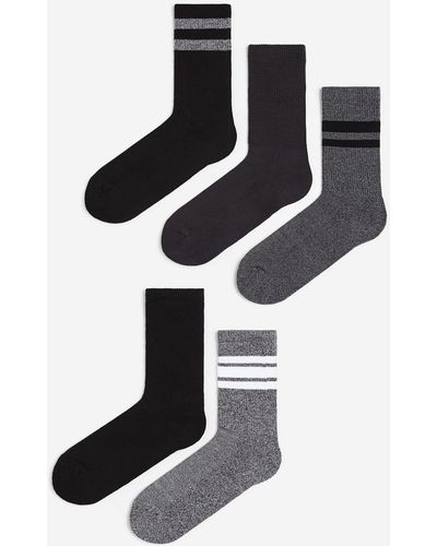 H&M 5 Paar Sokken - Zwart