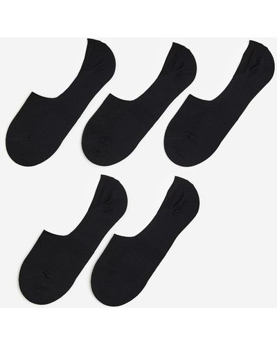 H&M Lot de 5 paires de chaussettes de sport DryMove - Noir