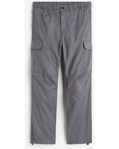 H&M Cargohose aus Ripstop Regular Fit - Lila