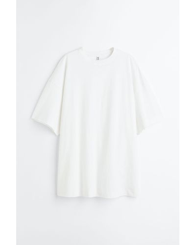 H&M T-shirt oversize - Blanc