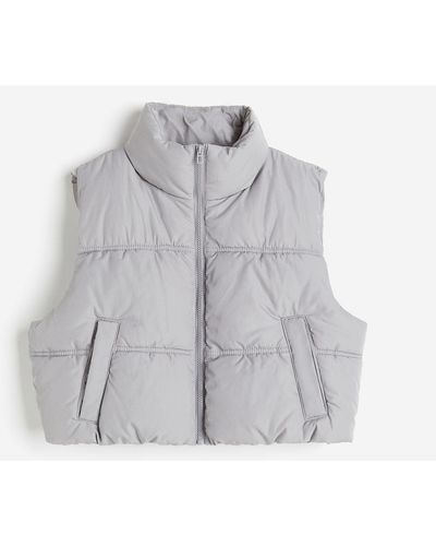 H&M Puffer-Gilet - Grau