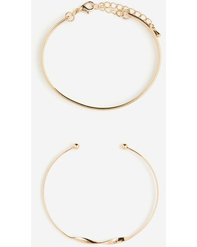 H&M Lot de 2 bracelets - Blanc