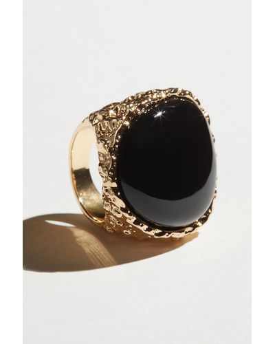 H&M Ring mit Perlendetail - Schwarz