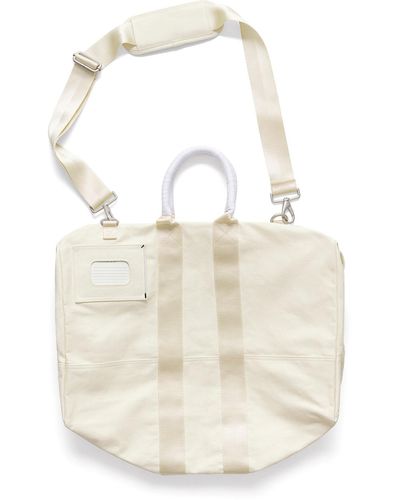 H&M Weekendbag aus Canvas - Weiß
