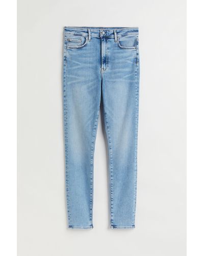 H&M H & M+ True To You Skinny High Jeans - Blauw