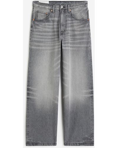 H&M Baggy Jeans - Grijs