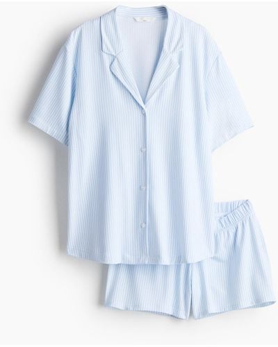 H&M MAMA Pyjama Before & After - Bleu