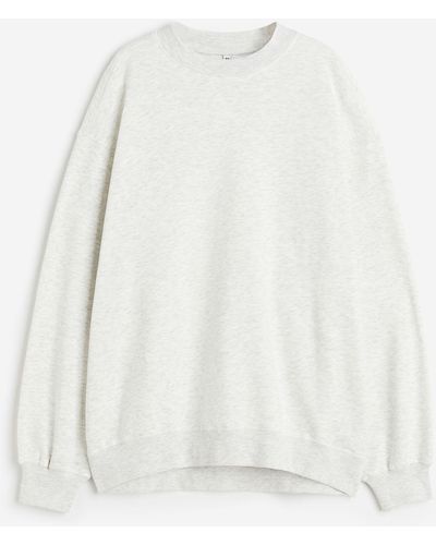 H&M Oversized Sweatshirt - Grau