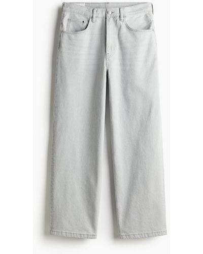 H&M Baggy Jeans - Weiß