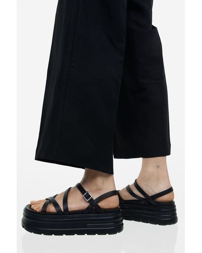 H&M Chunky Platform Sandals - Black