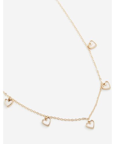 H&M Halskette mit Herz - Weiß