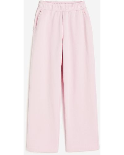 H&M Gerade Sweatpants - Pink